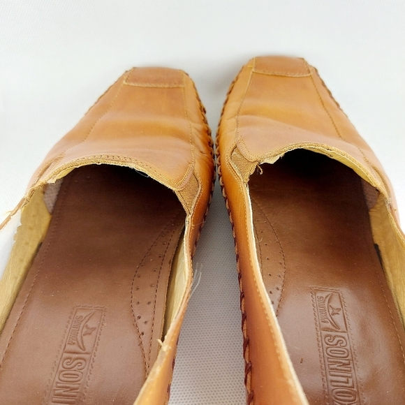 PIKOLINOS tan loafer slip on soft leather men's shoes moccasins size 41 - Picture 7 of 13